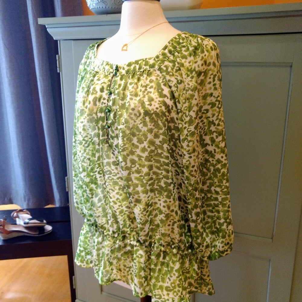 Apt 9 Printed Tunic Blouse